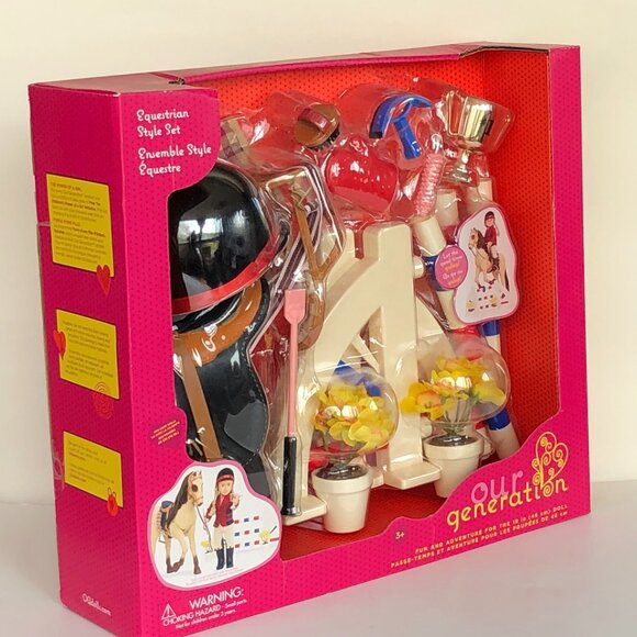 New in Box Our Generation Doll Accessory- Equestrian Style Set - Picture 5 of 14